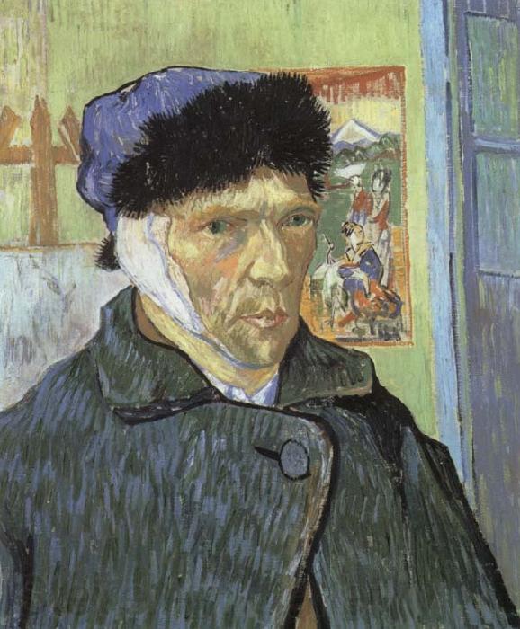 Vincent Van Gogh Self-Portrait with Bandaged Ear Norge oil painting art